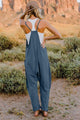Cleotirde V-Neck Sleeveless Jumpsuits with Pocket