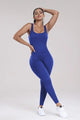 Yuddy Wide Strap Sleeveless Active Jumpsuits