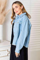 Ana Double Take Dropped Shoulder Raw Hem Jacket