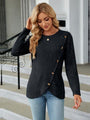 Tatiana Round Neck Long Sleeve Blouse