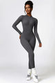 Debora Zip Long Sleeve Active Jumpsuits