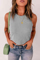Yanna Cute Round Neck Tank Top