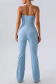 Veronica Sleeveless Straight Active Jumpsuits