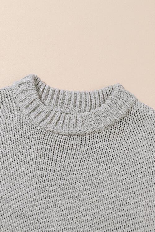 Olivia Round Neck Long Sleeve Sweater