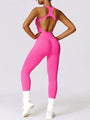 Fabiana Cutout Racerback Active Jumpsuits