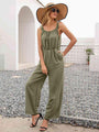 Beba Round Neck Sleeveless Jumpsuits with
