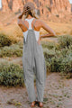 Cleotirde V-Neck Sleeveless Jumpsuits with Pocket