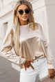 Sasha Round Neck Long Sleeve Blouse