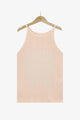 Eliana Openwork Grecian Neck Knit Tank Top