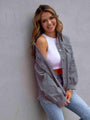 Esperanza Distressed Drop Shoulder Jacket