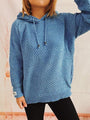 Damarys Drawstring Long Sleeve  Hooded Sweater