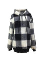 Elida Plaid Half Zip Drawstring Jacket - Vestir en Moda