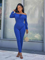 Dulce Up Off-Shoulder Long Sleeve Jumpsuits