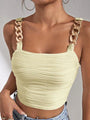 Leticia Chain Detail Square Neck Tank
