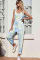 Tatiana Tie-Dye Scoop Neck Sleeveless Jumpsuits
