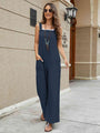 Jaqueline Square Neck Sleeveless Jumpsuits