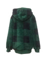 Elida Plaid Half Zip Drawstring Jacket - Vestir en Moda