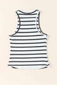Olivia Striped Ribbed Round Neck Tank