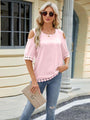 Teresa Cold Shoulder Half Sleeve Blouse