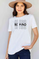 Fior Simply Love Full Size BE KIND Graphic T-Shirt - Vestir en Moda