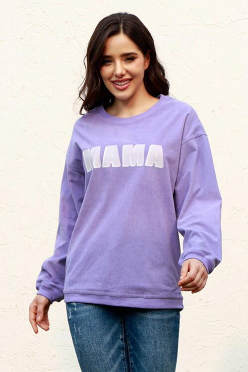 Felicity Round Neck Drop Shoulder Sweater - Vestir en Moda