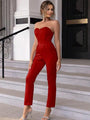 Galilea Sweetheart Neck Sleeveless Jumpsuit - Vestir en Moda