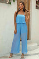 Jovie Spaghetti Strap Wide Leg Jumpsuit - Vestir en Moda