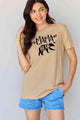 Katty Simply Love Full Size Graphic Cotton T-Shirt - Vestir en Moda