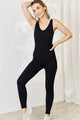 Vanessa Zenana V-Neck Sleeveless Jumpsuits