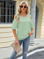 Teresa Cold Shoulder Half Sleeve Blouse