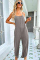 Ritta Round Neck Pocketed Sleeveless Jumpsuits