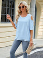 Teresa Cold Shoulder Half Sleeve Blouse