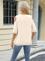 Teresa Cold Shoulder Half Sleeve Blouse