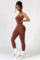 Sonya Open Back Spaghetti Strap Sports Jumpsuits