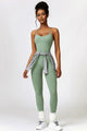 Sonya Open Back Spaghetti Strap Sports Jumpsuits