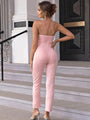 Galilea Sweetheart Neck Sleeveless Jumpsuit - Vestir en Moda