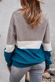 Susana Striped V-Neck Long Sleeve Sweater