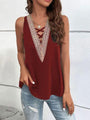 Fernanda Crisscross V-Neck Tank