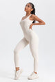 Yuddy Wide Strap Sleeveless Active Jumpsuits