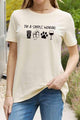 Maria Simply Love Full Size Graphic Cotton Tees