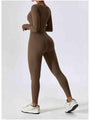 Leatris Square Neck Long Sleeve Sports Jumpsuits