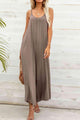 Carolina Spaghetti Strap Scoop Neck Jumpsuits