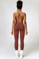 Sonya Open Back Spaghetti Strap Sports Jumpsuits