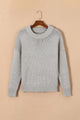 Olivia Round Neck Long Sleeve Sweater