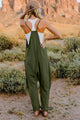 Cleotirde V-Neck Sleeveless Jumpsuits with Pocket