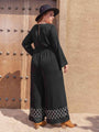 Melanie Plus Size Square Neck Jumpsuits