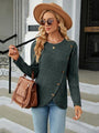 Tatiana Round Neck Long Sleeve Blouse