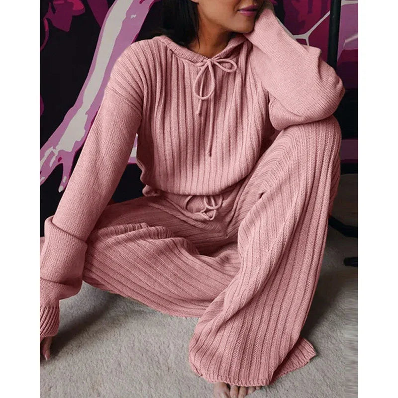 Isabella Women's Long Sleeve Loose Casual Home 2 Pieces Sets