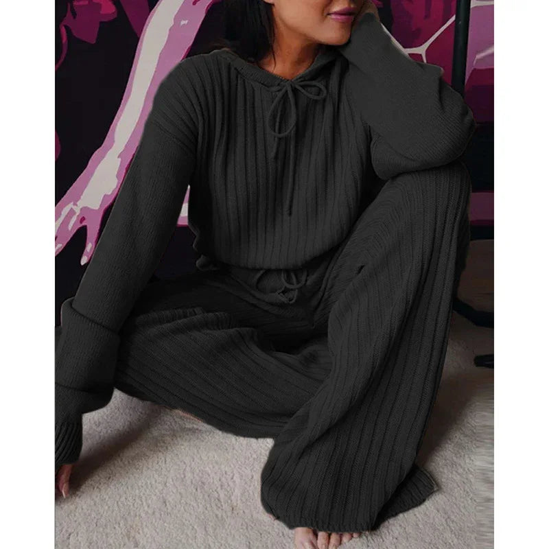 Isabella Women's Long Sleeve Loose Casual Home 2 Pieces Sets