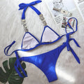 Piper Rhinestone Crystal Diamond Metal Chain Bikinis Metal Chain Swimwear Piper Rhinestone Crystal Diamond Metal Chain Bikinis Metal Chain Swimwear Piper Rhinestone Crystal Diamond Metal Chain Bikinis Metal Chain Swimwear 